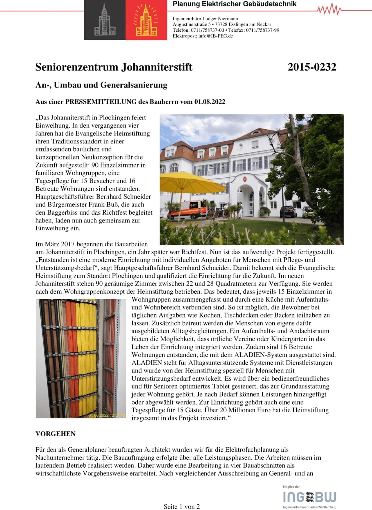 Johanniterstift Bild 1