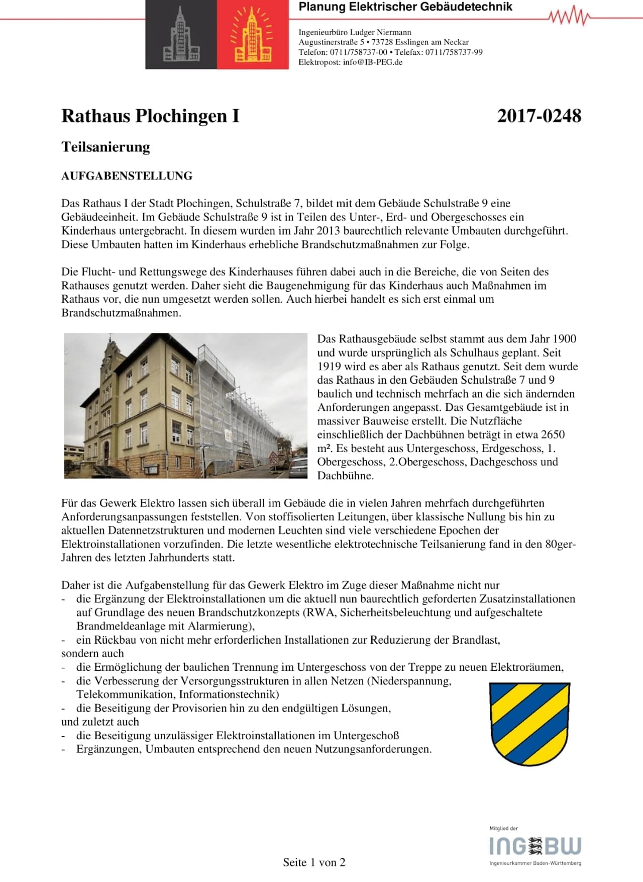 Rathaus Plochingen Bild 1